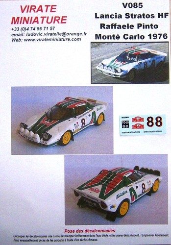 V085 lancia stratos rallye - stratos, hf