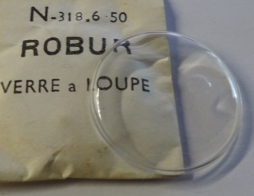 Verre pour montre loupe - verre,