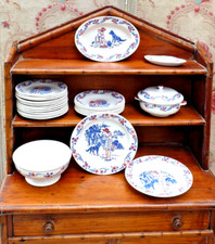 BEL ensemble de DINETTE ANCIENNE " PETIT CHAPERON ROUGE" de 25 pièces vers 1920