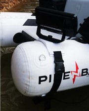 support sondeur / echosondeur pour float tube ou bateau pneumatique