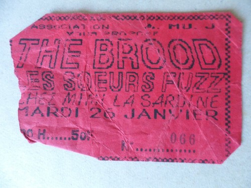 Ticket billet concert - ticket, the