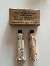 MAGNIFIQUE & TRES RARE US WW2 BURN INJURY SET 1oz R. GREEN ORIGINAL - MEDIC DPT