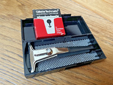 Gillette Techmatic adjustable Double Edge vintage - Rasoir de sûreté ancien 1968