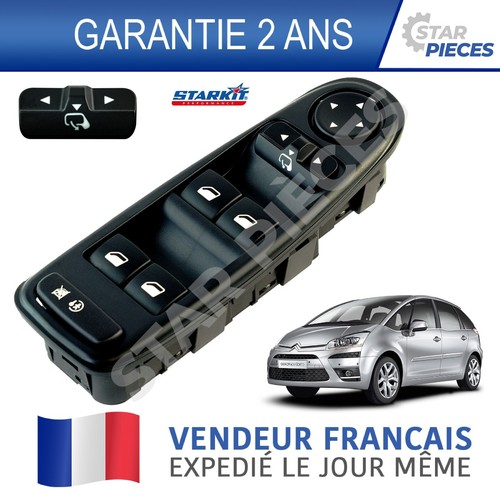 Commande bouton leve - bouton, vitre