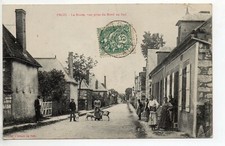 PALIS  Aube CPA 10 Route - vue animée