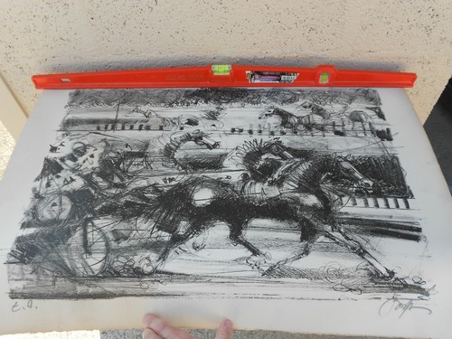 Lithographie epreuve artiste - lithographie,