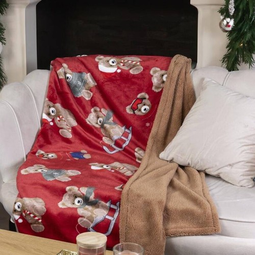 Plaid polaire teddy - teddy, snow