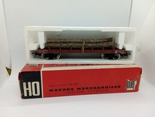 JOUEF, Échelle HO, Wagon plat ranchers à bogies SNCF, Réf : 6550