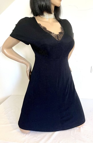 Robe t42 noir dos devant - t42/44, et