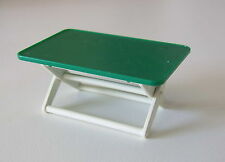 PLAYMOBIL (P203) SAFARI - Table Pliante Verte 3413 3433 Ngorongoro