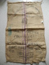 sac toile de jute café déco bistrot salon thé création burlap coffe bag kaffee 