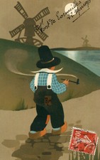 Carte d'illustrateur Homme