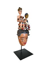 Masque De Danse Zaouli Gouro République De Côte d'Ivoire 1930-1940