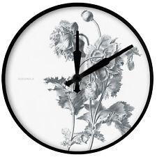 CLOUDNOLA Horloge Murale Fleur