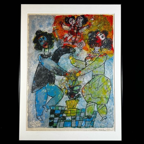 Estampe lithographie theo - lithographie,