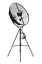 1907, Mariano Fortuny pour Palluco Italia, lampe de photographe en noir d'origin