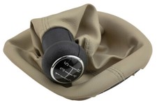 Soufflet Levier de Vitesse + Pommeau Beige Pour Vw Passat 3B0711113J-FEX