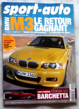 SPORT AUTO 465 octobre 2000 ( bmw m3 , ferrari 550 barchetta ... ) en TBE