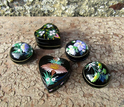 Mini boites vintage bois - mini,