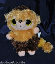?Peluche Doudou Roodee Singe Capucin YOOHOO & FRIENDS AURORA Brun 17 Cm TTBE