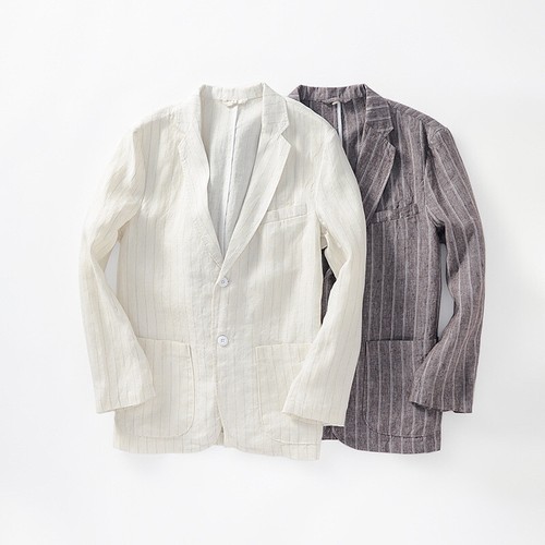 Veste costume lin - veste, pour