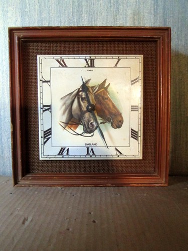 Horloge murale quartz carreau - horloge,
