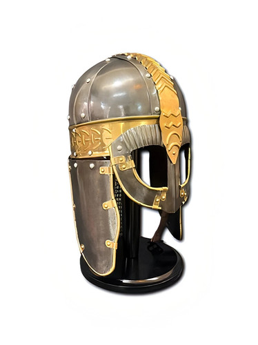 Casque viking acier - , laiton