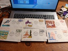 6 ENVELOPPES  1er JOUR