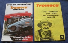 MOTOCULTEUR TROMECA MANETORA / LOT DE 2 documents