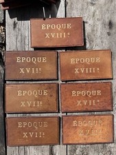 Lot Antiquaire Cuir Petit Fer