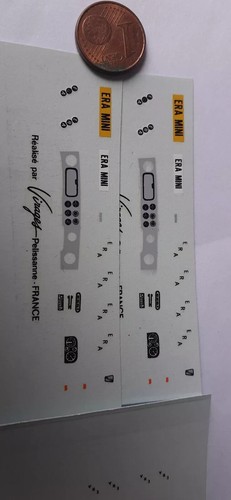 Decals décalcomanie mini - decals, 1/43