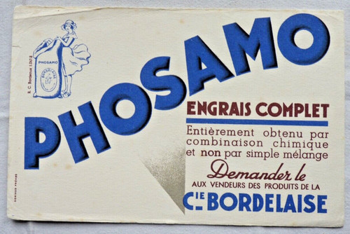 Buvard phosamo engrais - buvard,