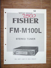 Manuel de Service pour Fisher