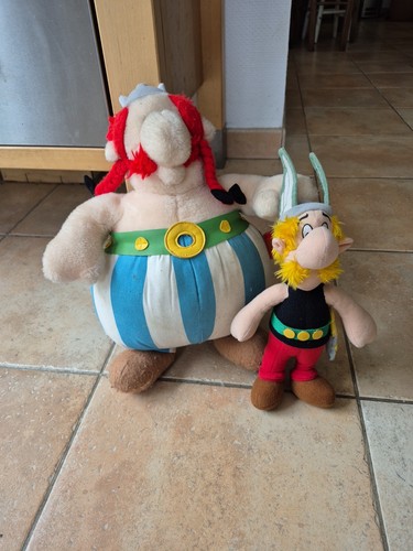 Lot peluches obelix - peluches, asterix