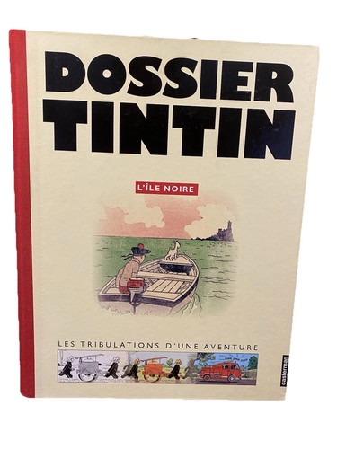 Livre dossier tintin île - livre,