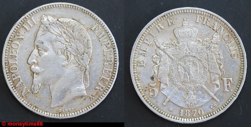 France ecu 5 francs - !,