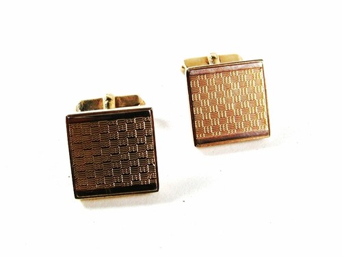 Vintage gold tone square dress - vintage,