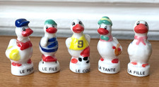 Lot 5 Fèves Famille Canard