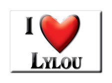 Lylou France Nom De Famille Prénom Cadeau Aimant Anniversaire Love