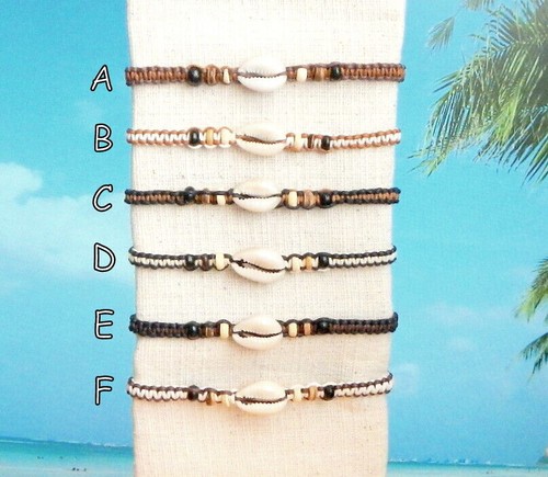 Bracelet coquille cauris - bracelet, de