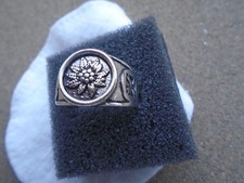 Bague métal militaire genre ww2