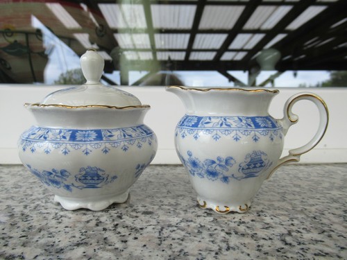 Sucrier cremier porcelaine - et,