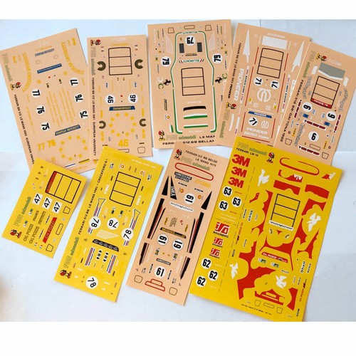 Decals kit set di - decals, 1/43