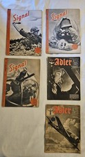 Lot de 5 Revues "Signal" "Adler"  WW2