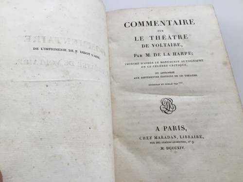 Commentaire sur théâtre - commentaire,