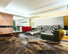 Beau Ciel Coloré 3D Sols