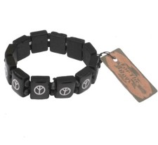 Bracelet élastiqué en bois