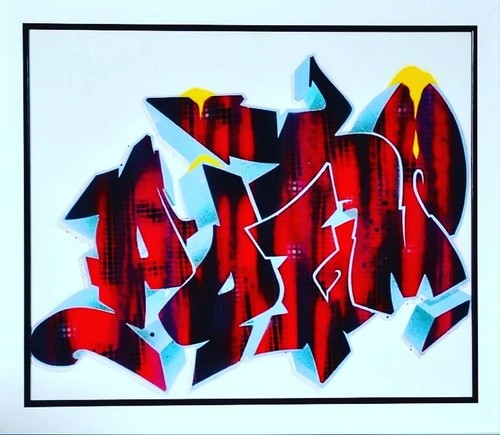 Poem canvas graffiti - canvas,