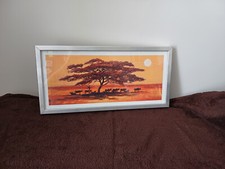 Tableau décoration murale, Berger africain, paysage naturel