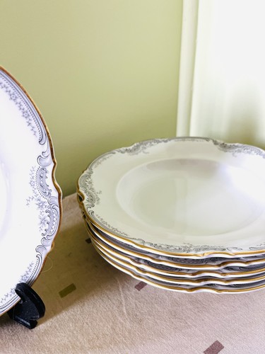 Assiettes creuses anciennes - 6,